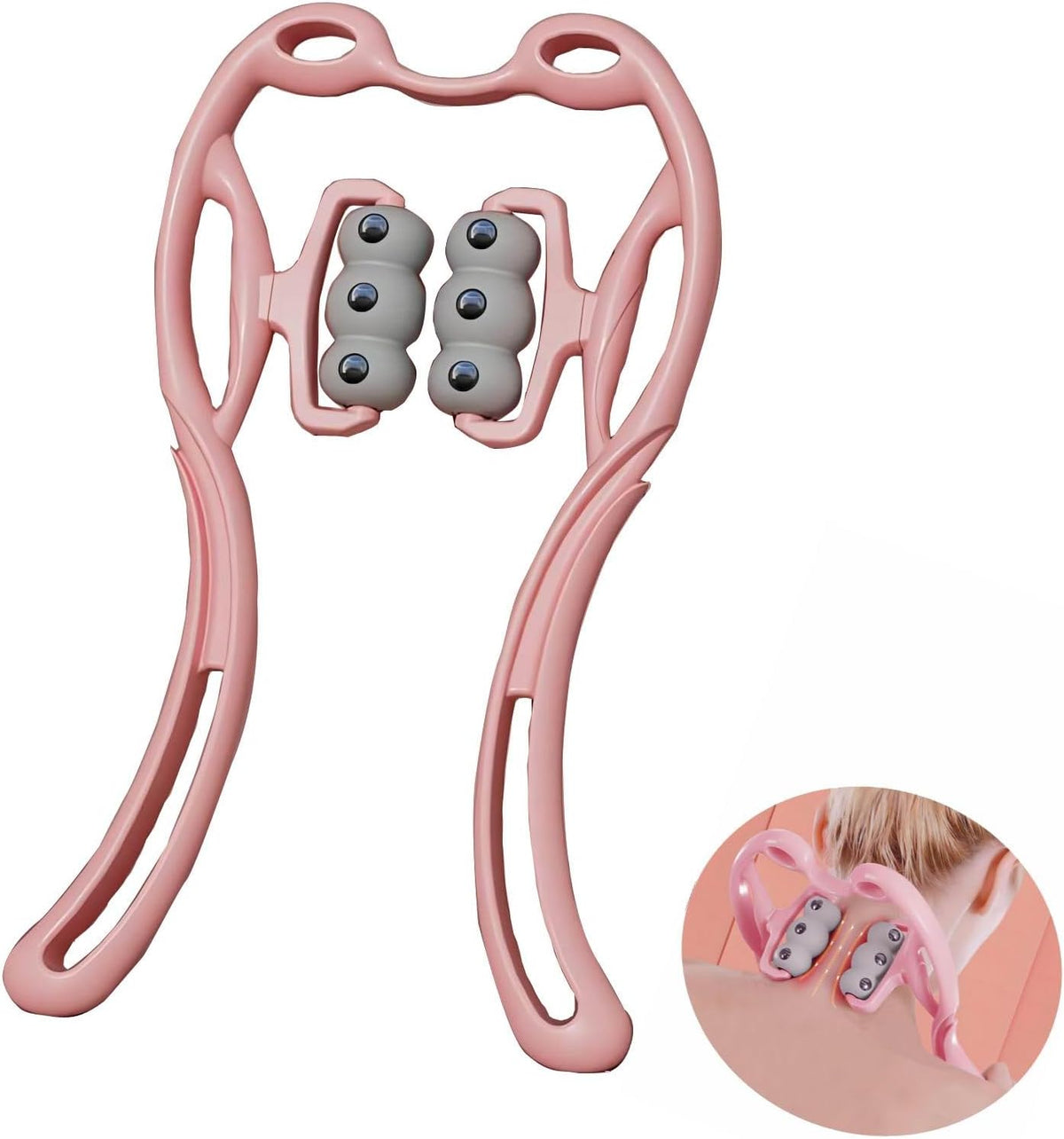 Manual Cervical Neck Massager,Massage The Cervical Spine, Waist And Legs.