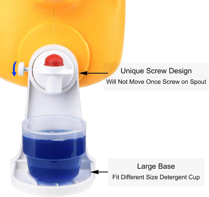 Laundry Detergent Cup Holder for Bottle Spouts, Drip Catcher Organizer | Keeps Detergent Cups Secure, Catches Drips, Reduces Mess, And Organizes Laundry Bottles For A Cleaner Laundry Room, 2Pack