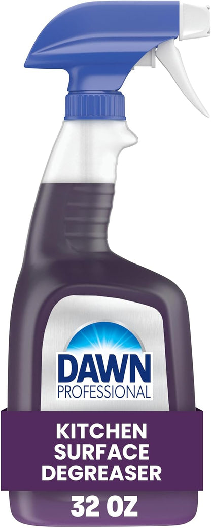Dawn PRO Kitchen Surface Degreaser, Bulk Cleaning Spray for Oil and Grease Buildup in Commercial Kitchens, 32 fl oz (Case of 6)