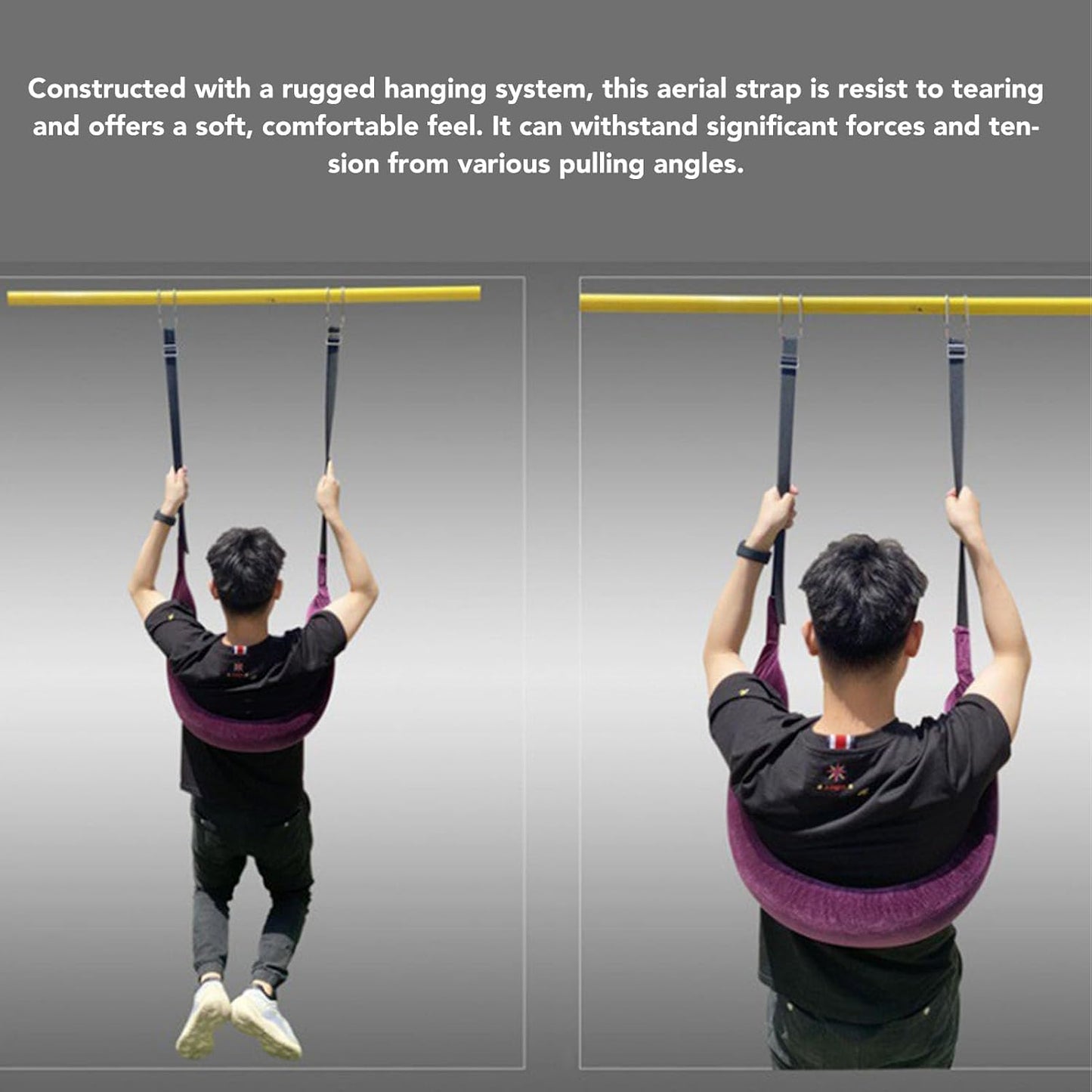 Jiawu Spinal Decompression Devices, Back Traction Stretcher, Spine Decompression Machine, Lumbar Traction Device for Lower Back Pain Relief, Stretching Device