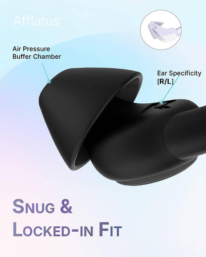 Afflatus Kids Ear Plugs for Sleep and Noise, Small Size, Skin-Soft, 26dB