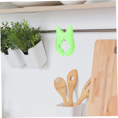 ULTECHNOVO 6pcs Spill Pot Lid Lifters Silicone Boil Stoppers for Kitchen Use Prevent Overflow and Keep Lids Elevated Easy to to Touch
