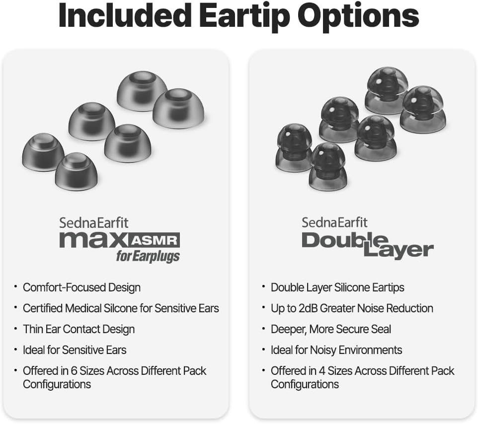 AZLA Calmfit Sleep Ear Plugs for Sleeping, Flexible Comfort Design (Mint, SML Set)