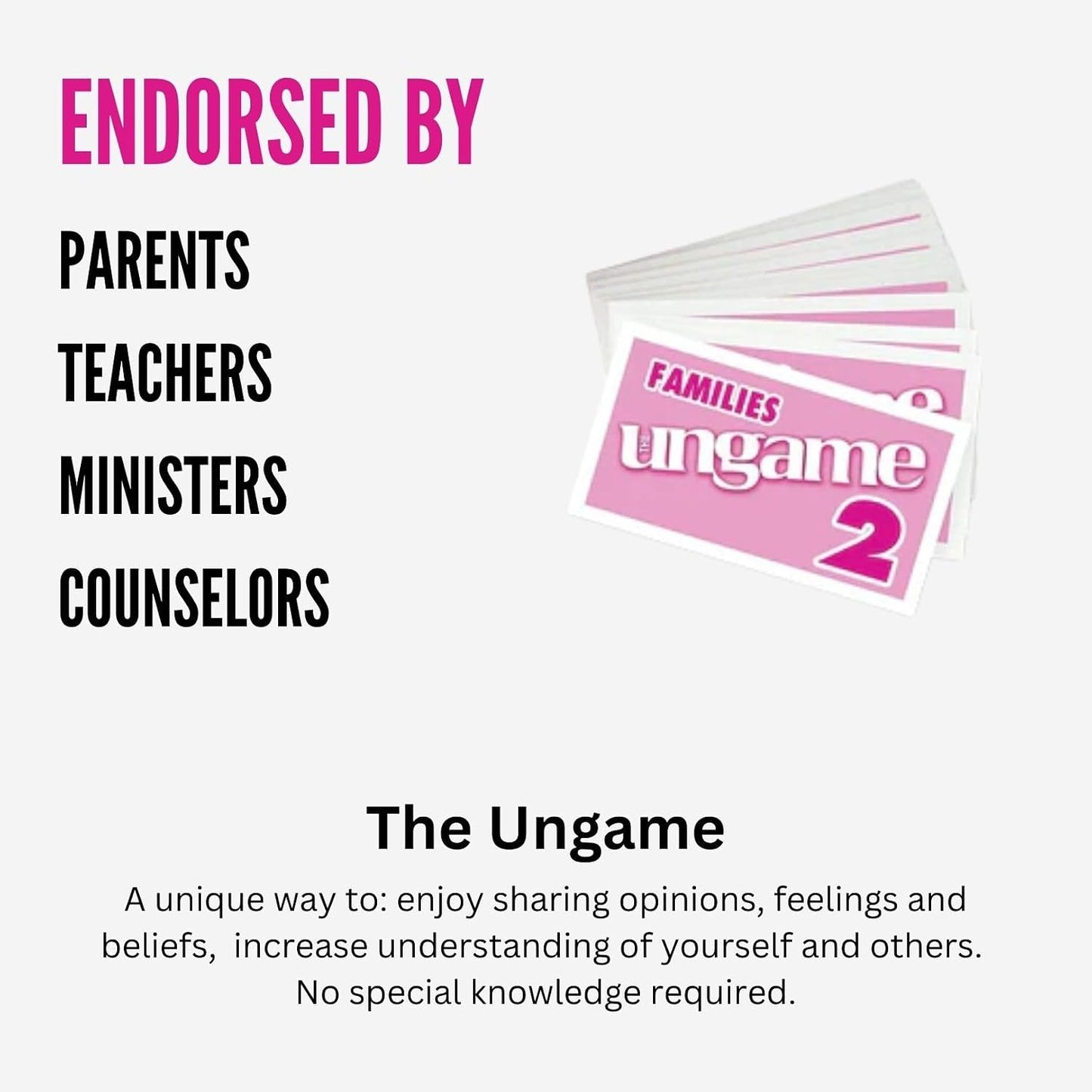 Pocket UNGAME - Seniors Edition - Non-Competitive Card Game for Seniors to Discuss, Share Values & self Express - Take a Walk Down Memory Lane - Age 55+