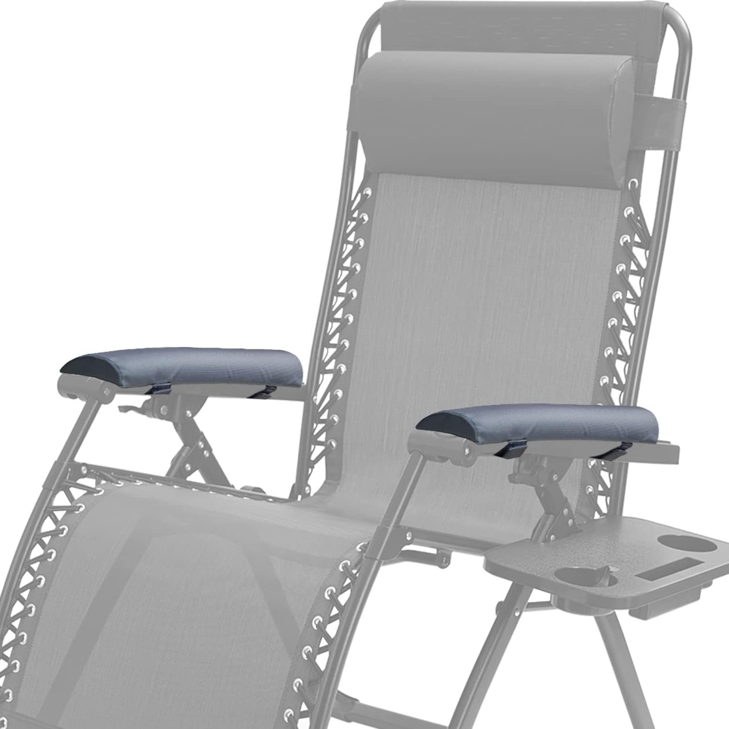 14.3 Inch Armrest Pads for Zero Gravity Chair,2 Pack | Non-slip dotted backing; Soft cushioning; Extended elbow and forearm coverage; Fits patio recliners and lounge chairs