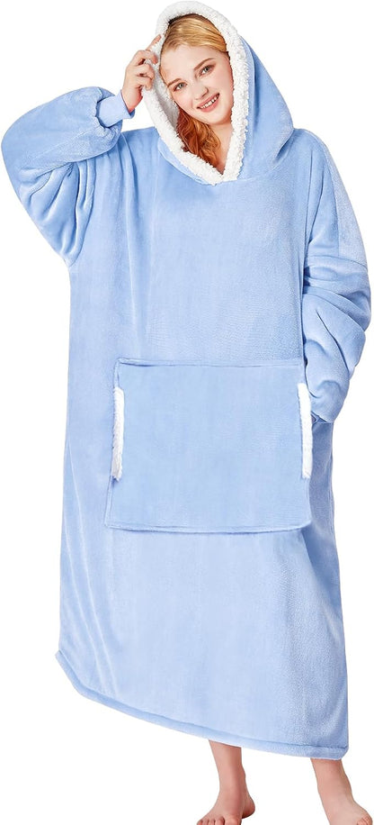 yescool Wearable Blanket Hoodie as Christmas Birthday Gifts for Women Mom - Colors A