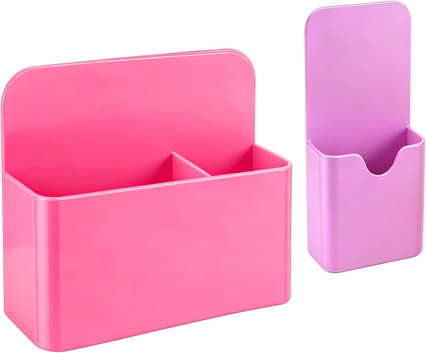 Magnetic Pen Holder, 2 Pack Magnetic Dry Erase Marker Holder, Black Strong Magnetic Marker Holder Pen Pencil Organizer for Whiteboard, Refrigerator, Office, Locker Accessories, Classroom Must Haves