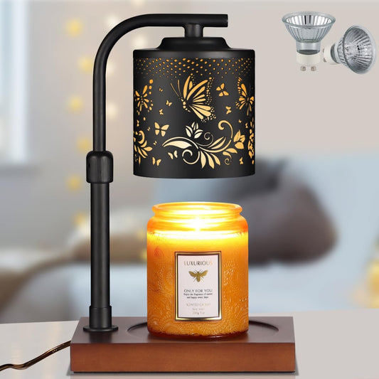 Candle Warmer Lamp Adjustable Height Dimmable for Jar Candles Hummingbird