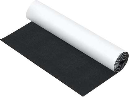 Fullhawl Large Felt Furniture Pads 8 x 60 Inch Non Slip Self Adhesive Heavy Duty Cuttable Strip Roll Felt Sheet Tape for Protecting Hardwood Floors Chair Wall, White