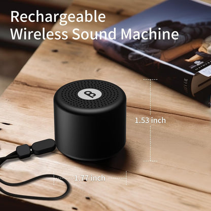 Mini Portable Sound White Noise Machine Baby Patter for Sleep with 30 Soothing Sounds for Baby Kids Adults 32 Volume Levels Sleep Soother Auto-Off Timer for Travel Home Office Privacy