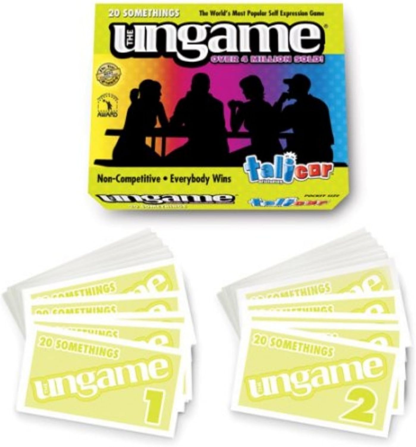 Pocket UNGAME - Seniors Edition - Non-Competitive Card Game for Seniors to Discuss, Share Values & self Express - Take a Walk Down Memory Lane - Age 55+