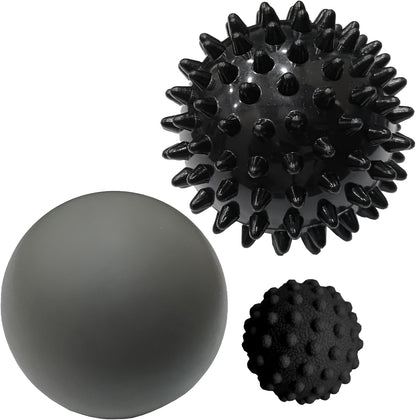 2PCS Firm Massage Lacrosse Balls for Myofascial Release, Muscle Knots, Trigger Point Therapy, Yoga Deep Tissue Massage, Foot Plantar Fasciitis, Muscle Soreness Massager Ball