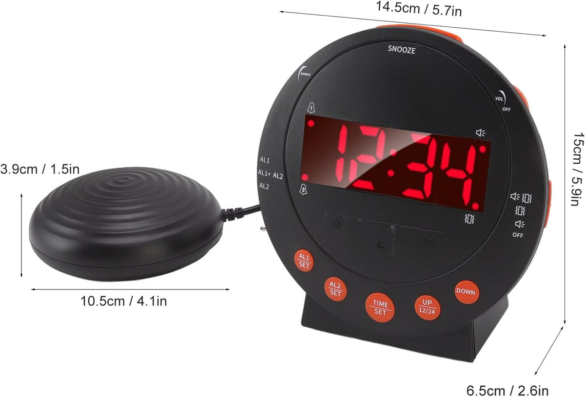 Yosoo Health Gear Extra Loud Alarm Clock, 115dB