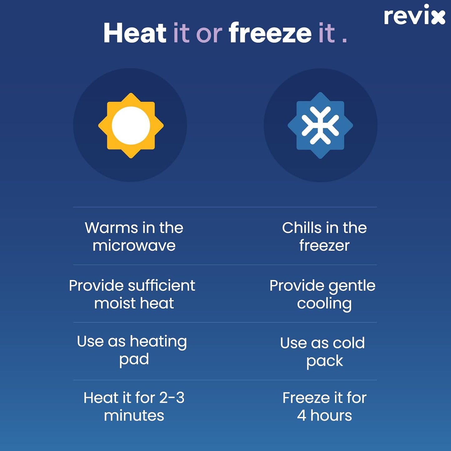 REVIX Microwave Heating Pad for Neck and Shoulders Back, Microwavable Heated Neck Wrap Warmer with Moist Heat, Lavender Aromatherapy Hot and Cold Pack