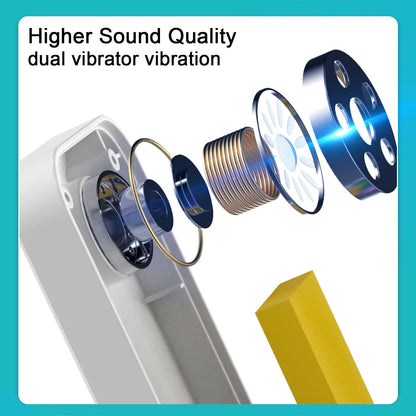 Hesond Pillow Speaker Bone Conduction Wireless White Noise Bar with Timer | Bluetooth Stereo Music Portable Sleep Headphones Sleep Speaker Sound Device for Side Sleepers (Black+Gray)