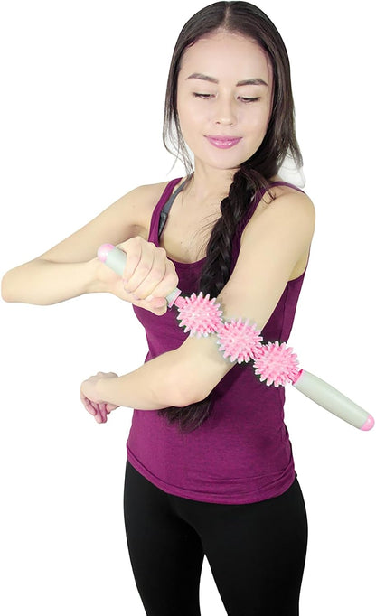 Coolife Fascia Muscle Roller, Cellulite Massager, Fascia Roller Stick