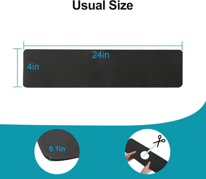 Customizable Kitchen Sink Faucet Mat: 30"Lx5.5"W Absorbent Splash Guard | Non-slip Fabric Rubber Mat, Cut to Fit Oval Rectangle Square Faucet & 2,3,4 Holes Irregular Sink with Soap Dispenser Air Gap