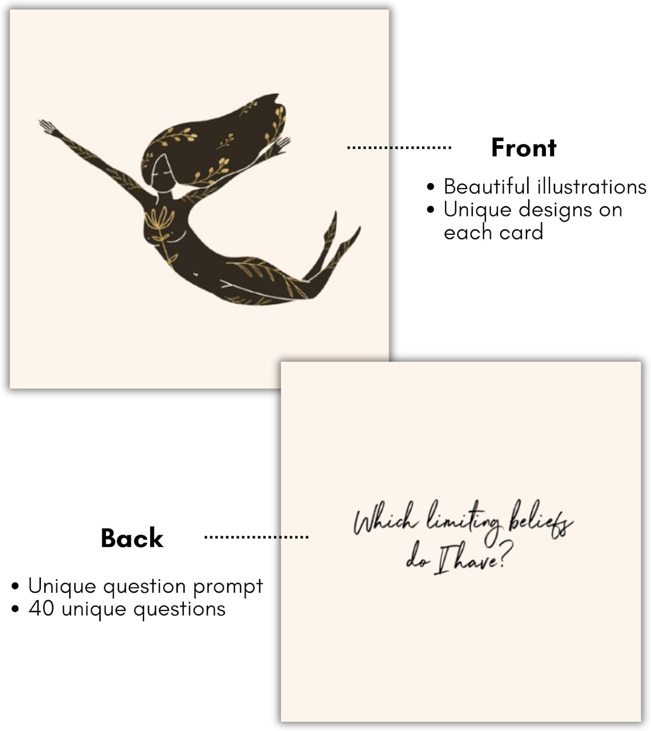 Lamare Positive Affirmation Cards for Women – Daily Affirmation Cards Women