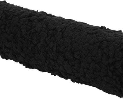 Brrnoo Sheepskin Chair Armrest Pad, Fleece Armrest Cushion for Chairs, Enhanced Comfort and Skin Protection Armrest Protector for Home or Office Use Fits Most Chairs (Grey)