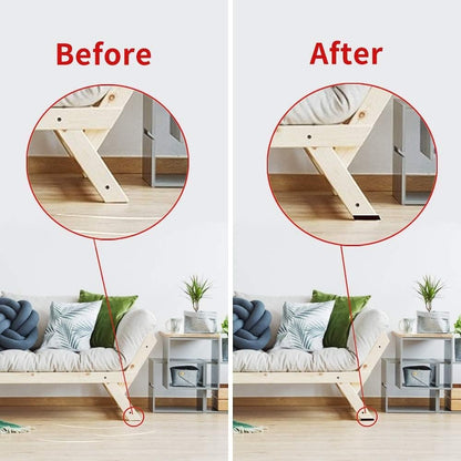 Non Slip Furniture Pads -56 pcs（1+2）” Furniture Grippers, Non Skid Furniture Legs,Self Adhesive Rubber Furniture Feet, Anti Slide Furniture Hardwood Floor Protector for Keep Couch Stoppers
