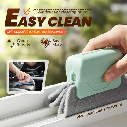 Magic Window Track Cleaner, Window Groove Cleaning Brush Tools Set, Cleaner Brushes for Window lides Gaps Tile Lines Shutter Slats Car Vents & Narrow Gaps (Mix)