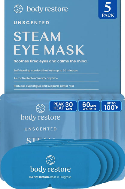 Body Restore Heated Eye Mask Warm Compress for Dry Eyes - Variety