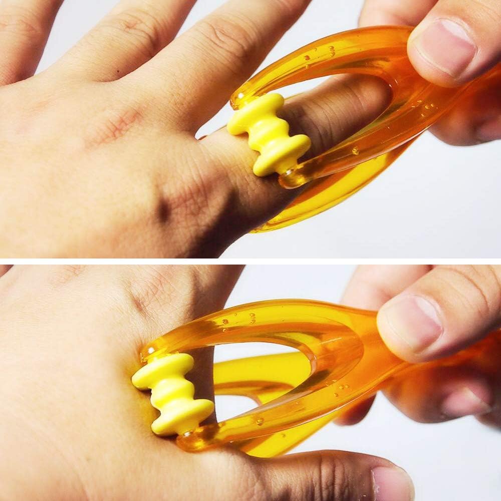 2pcs Pack Handheld Finger Massager Joints Mini Blood Circulation Plastic Massage Tool Wheel Relax Hand Articulations Arthritis Pain Relief