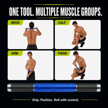 Muscle Roller Massage Stick for Legs Massager Roller-Calf Roller Deep Tissue Release Muscle Soreness, Trigger Points for Legs, Neck, Calves, Thighs, Shins, Back
