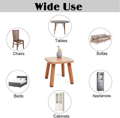Felt Furniture Pads 300 Pieces, Furniture Pads for Hardwood Floors Black | Self-adhesive felt pads prevent scratches and noise, ideal for chair legs, suitable for hardwood floors and indoor furniture