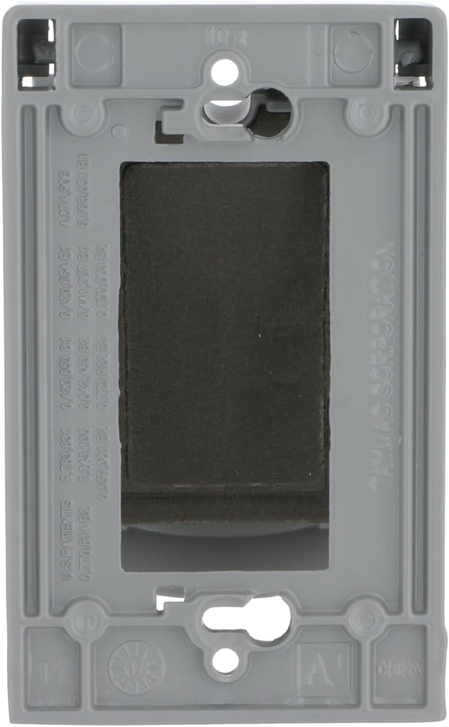 BELL 1-Gang Weatherproof Universal Metal Flip Cover, 12-in-1, Gray