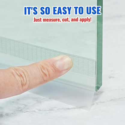 Weather Stripping Door Seal - Draft Stopper for Windows Doors, 33Ft | Seals Gaps up to 1.2in, Stops Heat Cold Escaping, Boosts HVAC, Blocks Wind Dust Insects, Strong Adhesive, Easy Trim Install