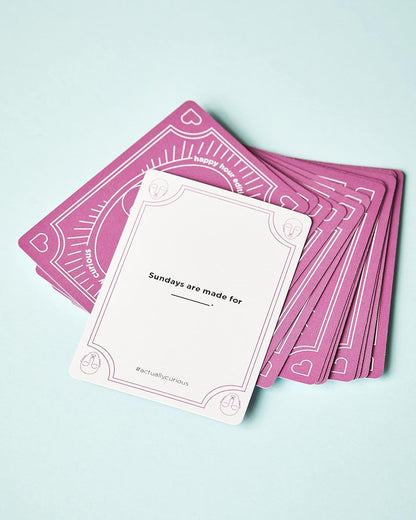 Actually Curious Happy Hour Edition Icebreaker Conversation Cards