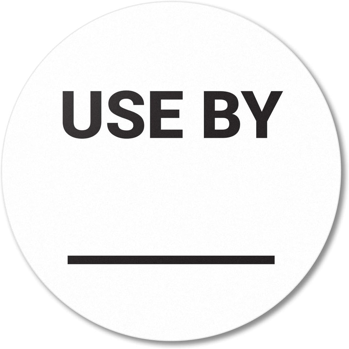 Sell By/Expiration Food Date Labels (1.5 inch, Round - 300 Labels)