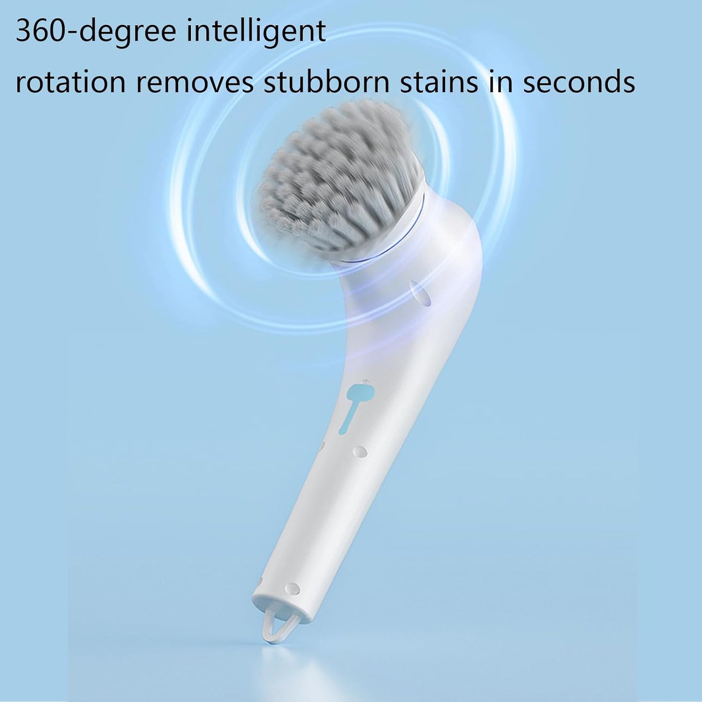 Electric Scrubber Ergonomic Electric Multifunctional Effective | Dish Cleaning Brush Electric for Range Hood, Pot, Pan