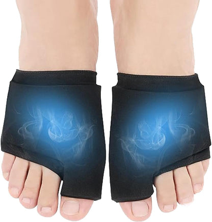 2PCS Forefoot Toe Ice Pack, Toe Ice Pad, Foot Ice Pack, Soft Forefoot Ice Packs, Reusable Ice Packs, Reusable Ice Pad Wrap for Foot, Toe, Finger Cold Therapy, Bunion Relief, Swelling (L)
