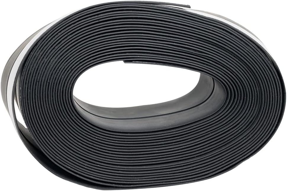 Door Weatherstrip Strong Adhesive Door Bottom Seal Black Rubber Strip 16.4 Feet Length Weather Stripping Bottom Seal Strip Door Winddow Sweep Weather Stripping Draft Stopper