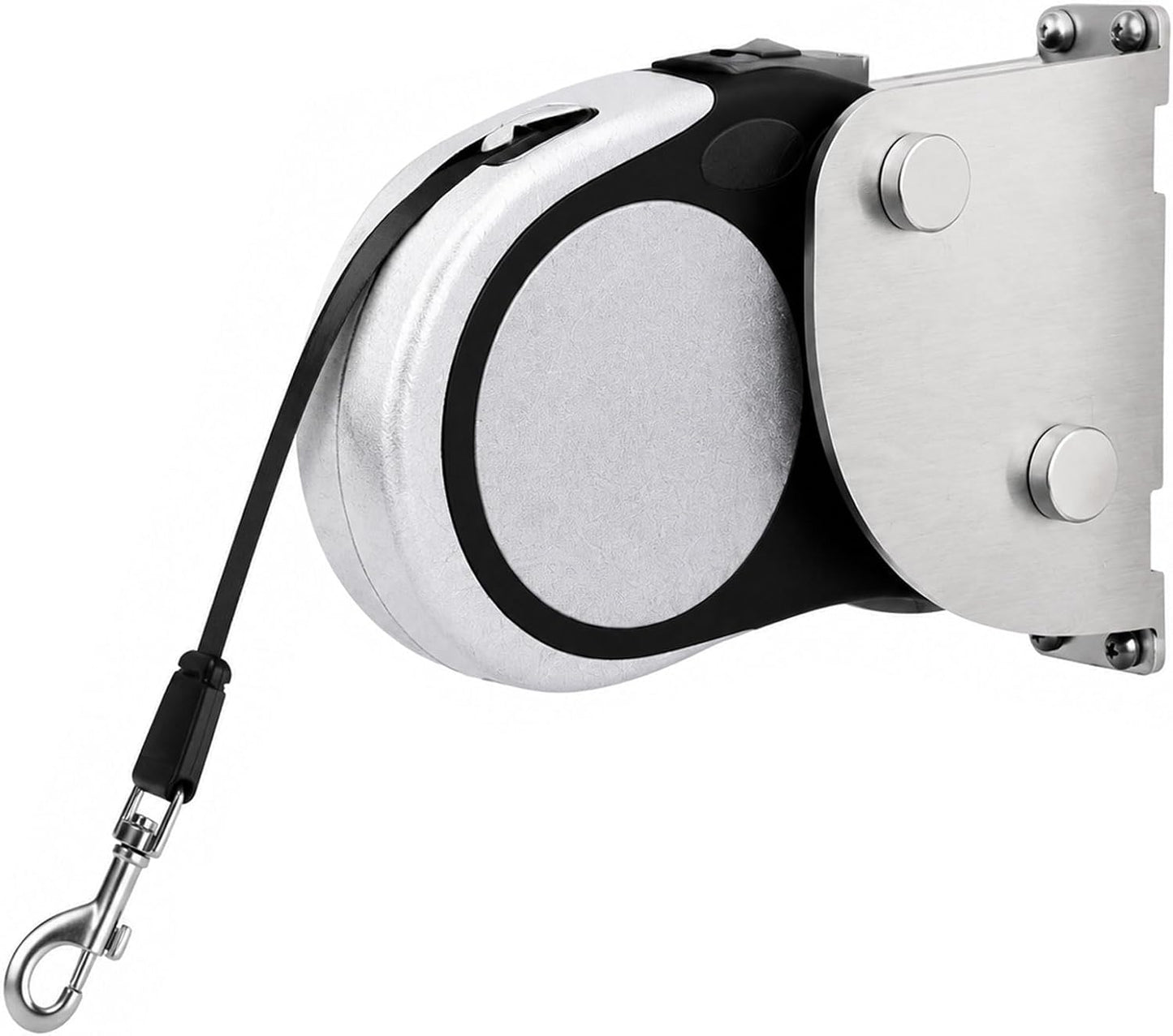 Heavy Duty Retractable Dog Leash Holder,Secure Wall Mount Dog Hitch and Parking Station for All Size Retractable Leashes,Rustproof&Chewproof Safety Anchor Use Indoor-Outdoor