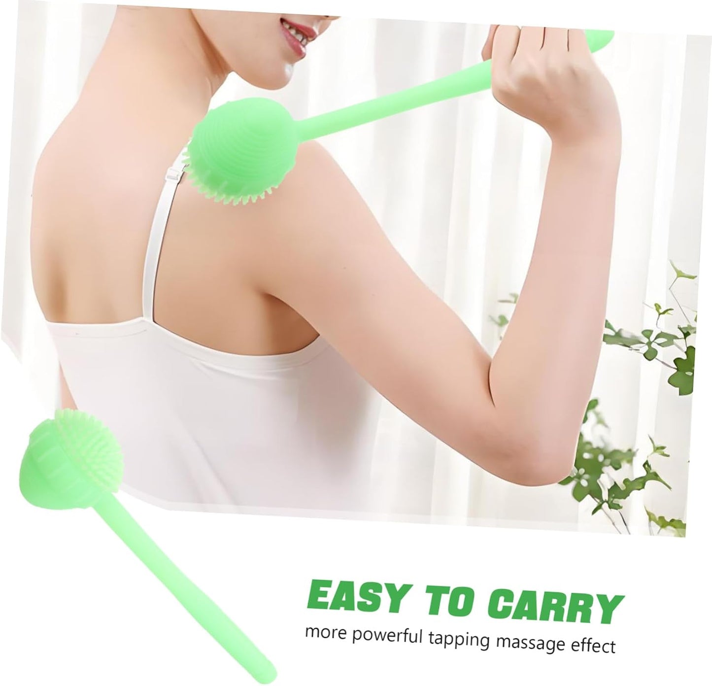 ORFOFE Tool Massage Trigger Point Cane Acupoint Massage Hammer Massager Hammer Ergonomic Design