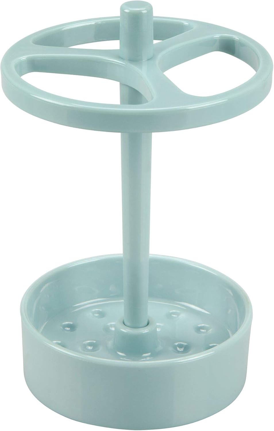 iDesign Toothbrush Holder, Clear | For Normal to Large Toothbrushes, Fits Spin Brushes, Holds Toothpaste