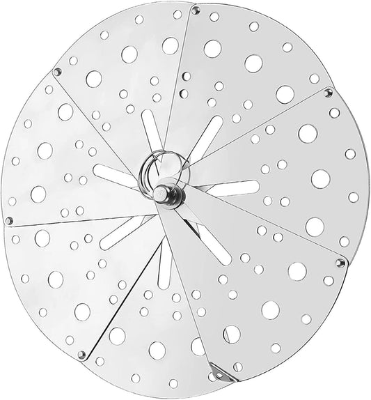 Adjustable Food-grade Stainless Steel Anti-spill Cover Lid with Filter Household Overflow Stopper for Pots Easy-clean Multifunctional Kitchen Spill Stopper