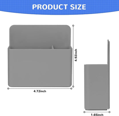 Magnetic Dry Erase Marker Holder - Multi-Surface Pen & Marker Holder for Fridge, Whiteboard, Locker - School, Office, Home - 1 Pack, Black