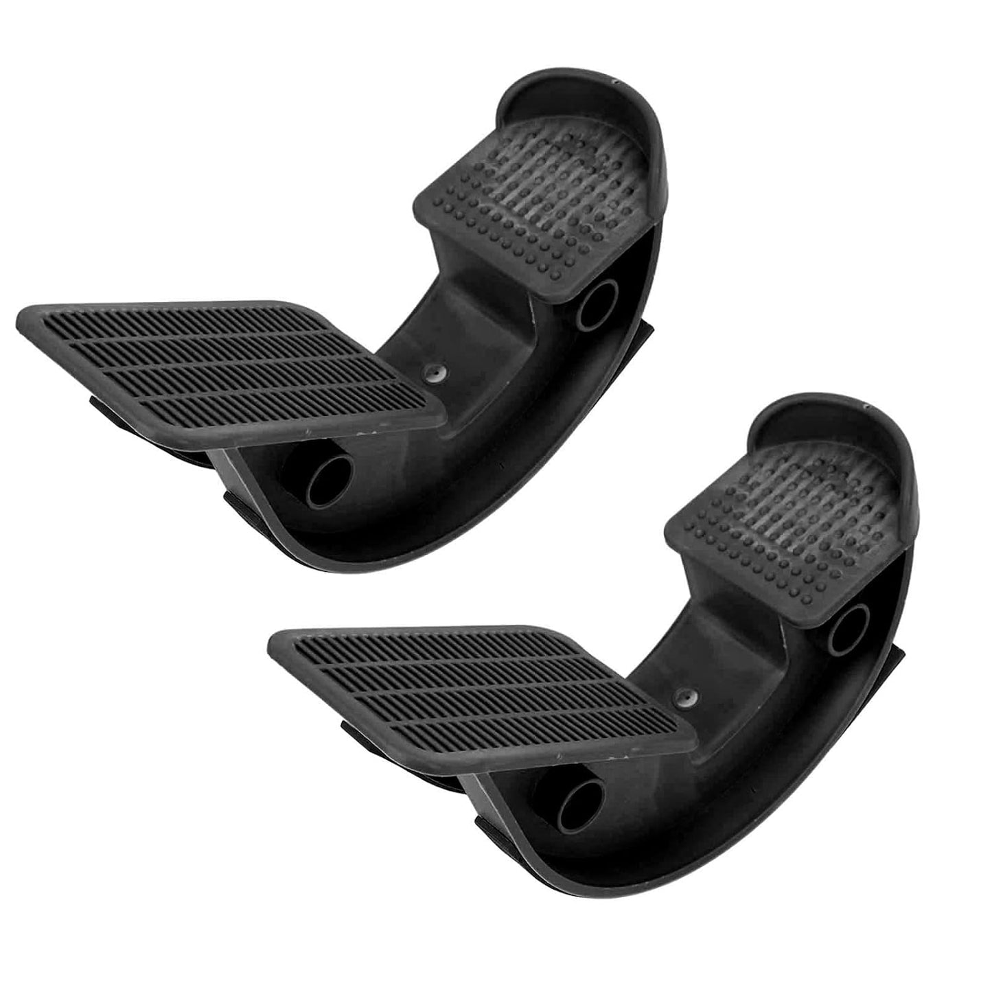 2pcs Foot Rocker, Anti Slip Stretching Compression Calf Stretcher for Men, Women(Black)