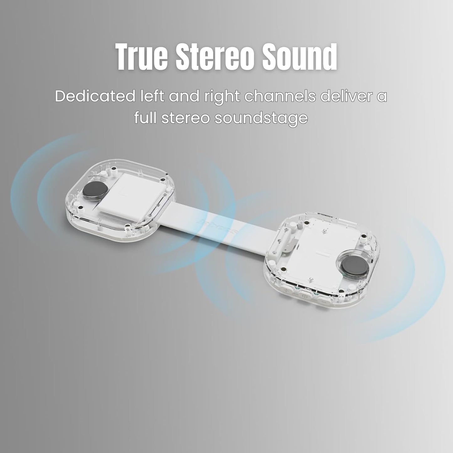 Jabees Peace Duo Pillow Speaker for Sleeping – Dual Under Pillow Speakers for Side Sleepers, Bluetooth + SD Card, Sleep Timer, No Earbuds, Preloaded Sleep Sounds (Sunrise Yellow)