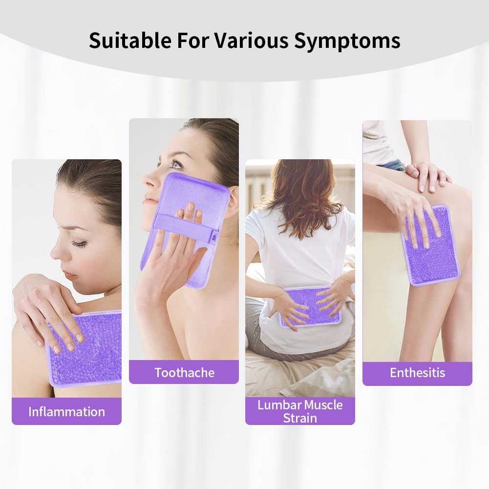 Ice Packs for Injuries Reusable, Hot & Cold Therapy
