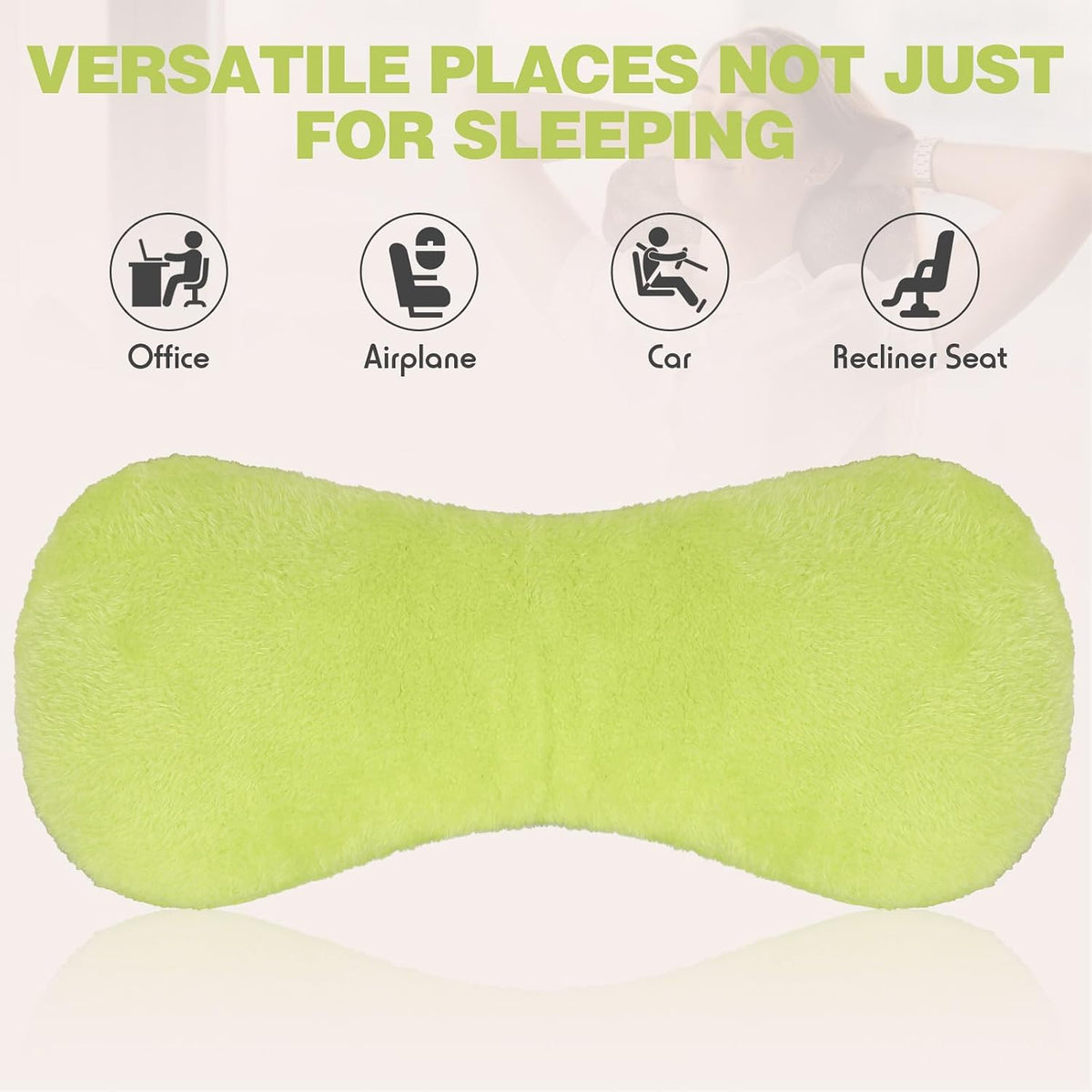 Colingmill 1 Pc Neck Pillow for Recliner Chair Headrest,Grey