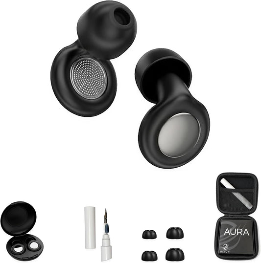 HEION Aura Ear Plugs for Sleeping, Noise Cancelling, Snoring, Side Sleepers