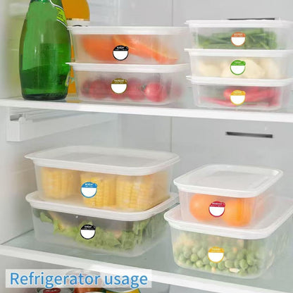 Day Dots Food Labels, 1 Inch 3500 Pcs Removable Date Stickers for Food, 7 Rolls Days of The Week Labels for Restaurant Kitchen Containers, Self Adhesive Day Dot Sticker