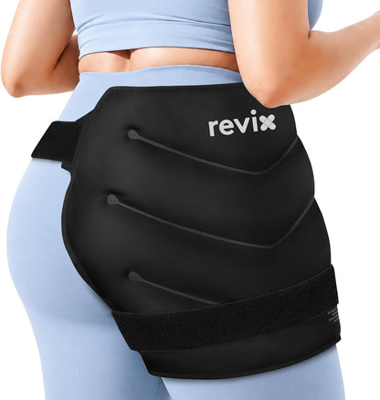 REVIX Extra Large Hip Ice Pack Wrap After Surgery, Cold Packs for Hip