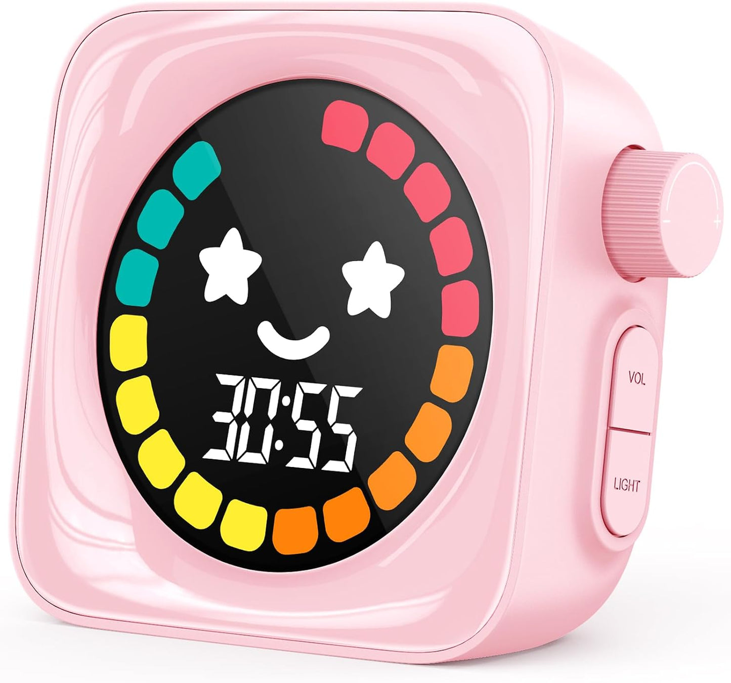 Visual Timer for Kids, 99 Minute Digital Cute Kids Visual Timer Classroom Timer for Homeschool Supplies Study Teaching Time Management Tool Countdown Productivity Timer, Blue, Colorful Display