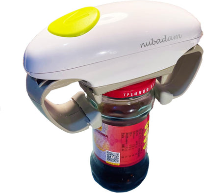 Electric Jar Opener for Seniors with Arthritis, Automatic One Touch Jar Opener for Weak Hands, Fits 1.2"-3.5" Lids